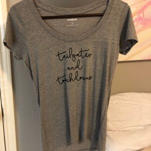 Tailgates and touchdowns t-shirt